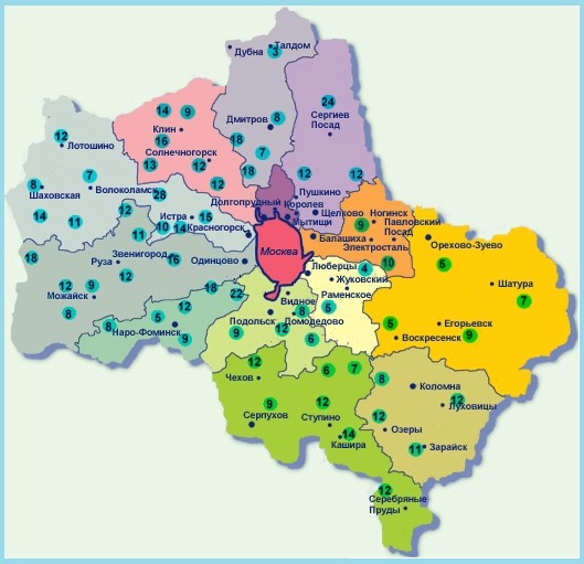 карта глубин копка колодца Жуковский район